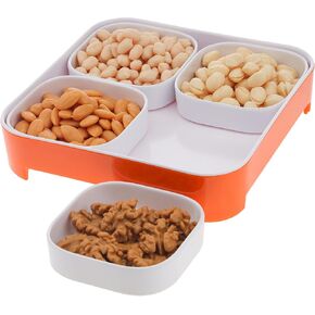Gresorth 17.63 oz/499g Artificial Mixed Beans Set Lifelike Fake Red Yellow Mung Bean Grain Decoration Realistic Combination Home House Shop - Bowl Included