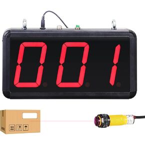 عداد عرض رقمي 4in Led مع مستشعر الأشعة تحت الحمراء لخط إنتاج الحزام الناقل زائر 0-999 110-240 فولت in Kuwait