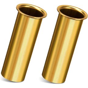 Brass Drain Tube for Boats, 3 Inch Long x 1 Inch ID Brass Boat Drain Plug Tube Transom Drain Tube for Transom, Motorwell, Splashwell, Livewell or Baitwell Installation, 2 Pack