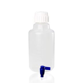 25L(6.6 Gallon) Round Carboy, PP Material, Spigot and Screw Closure in PP Material, with Integrated Shoulder Lifting Handle.RCA025-001
