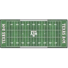 FANMATS - 7562 NCAA Texas A&M University Aggies Nylon Face Football Field Runner, 30"x72"