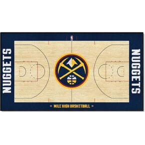Fanmats 9485 NBA Denver Nuggets Court Nylon Court Runner