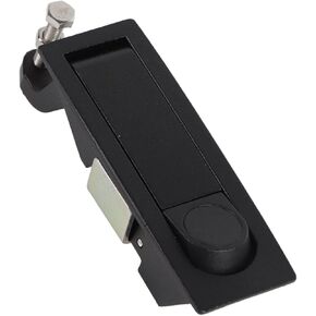 Compression Latch, Zinc Alloy Material RV Cabinet Lock with Wide Grip Lever Latches Independently Installed Trigger Suitable for The Installation of Toolboxes Boat Cabinets Ship Trailer (Black)