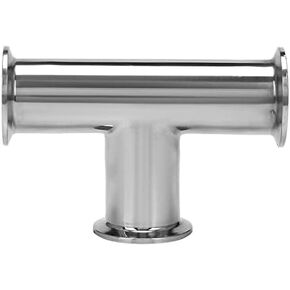 1.5" Tri Clamp Tee 3 Way Sanitary Fitting Stainless Steel 304 Mirror Polished, 38mm Pipe OD.