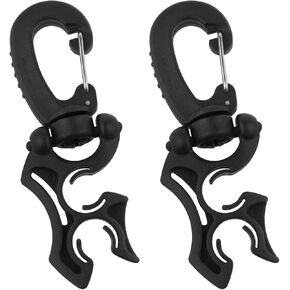 Diving Hose Holder Clip Diving Double BCD Hose Clasp Diving Snorkeling Accessories 2PCS