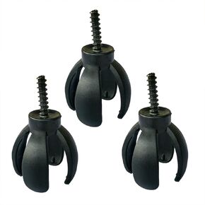 3 PCs Golf Ball Retriever Grabber Four-Prong Pick Up Back Saver Claw Put On Putter