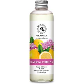 Lemon & Verbena Refill Reed Diffuser 6.8 Fl Oz - Room Diffuser Refill - Home Fragrance - Room Freshener - Fresh and Long Lasting Fragrance