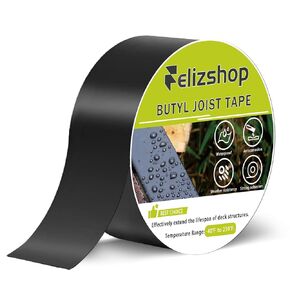 1 5/8" x 50' Deck Joist Tape，Self-Adhesive Joist Deck Tape for Deck, Joists, Beams Protection