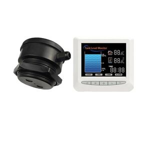 EPTSZ Smart TLC-2101-WL Wireless 100M Remote Check Ultrasonic Level Monitor Ultrasonic Sensor with LCD Display Liquid Level Monitoring System Water Level Controller for Home UsageQ