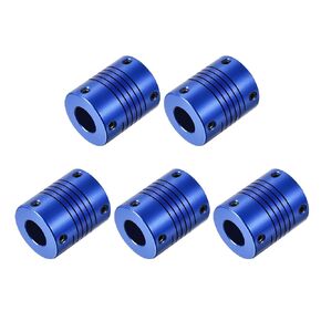 uxcell 1Pcs 12mm to 12mm Aluminum Alloy Shaft Coupling L30xD25 Flexible Coupler with Screws for Encoders and Motors,Blue
