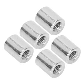 Pack of 50 M4 x 0.7-Pitch 10mm Length Round Coupling Nut 304 Stainless Steel Female Fully Threaded