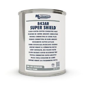 MG Chemicals 843AR-900ML 843AR Super Shield Silver Coated Copper Conductive Paint, 850 mL can, Metallic Brown