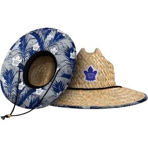 FOCO NHL Team Logo Floral Straw Sun Hat