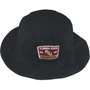 ZHATS Standard NCAA Officially Licensed Bucket Hat Patch Black Switchback