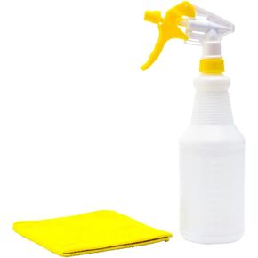RW Clean 25 Ounce Plastic Spray Bottles, Set Of 4 Empty Spray Bottles - Refillable, Adjustable Nozzles, Multicolor Plastic Cleaning Bottle Spray, For Kichen, Bathroom, And More - Restaurantware