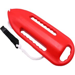 3 Handle Rescue Can Swimming Float Rescue Buoy 220N for Water Life Saving Safe Swim Training Swim Buoy Safety Float with Adjustable Waist Belt