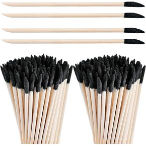 200 قطعة من أعواد الصنفرة المائلة وأغصان الصنفرة وعصي الصنفرة ذات التفاصيل الدقيقة وعصي التلميع الدقيقة للنماذج البلاستيكية وهواية خشبية، 280 حبيبة، 5.4 × 0.2 بوصة in Kuwait