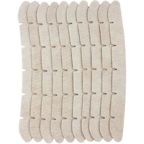 10 Pcs Cap Guard Hat Sweat Liner for Golf Hats & Baseball Caps - Protect Your Hat, Prevent Sweat and Makeup Stains, White, Disposable, Designed in Korea