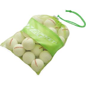 Rukket Sports Tru-Spin Foam Practice Golf Balls | High-Density Foam Limited Flight Golf Practice Balls | Choose Classic White or Glow-in-The-Dark and 12-Pack or 24-Pack