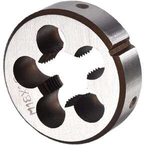 Metric Adjustable Round Die, M18 X 1.5, Alloy Steel Thread Right Hand Threading Die - (Applications: for Processing External Threads for Metal Plastic)