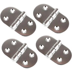 4 Pack Boat Hatch Hinge 304 Stainless Steel Boat Hinges Door Hinges for Boats, Cabinet, Hatch, RVs