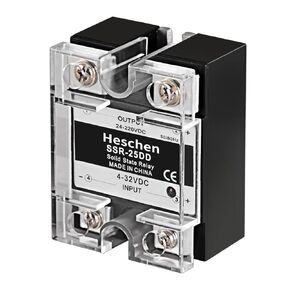 Single Phase DC/DC Solid State Relay, SSR-25DD, Input 4-32VDC, Output 24-220VDC, 25A 50-60Hz