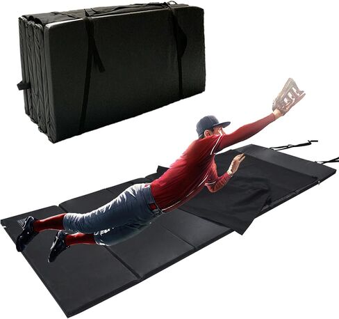 Baseball Softball Sliding Pad Mat, 10x3.6FT Baseball Bat Exercise Mat Sliding Mats for Yoga Baseball Softball Rugby Volleyball Soccer Football Indoor Outdoor in Saudi Arabia