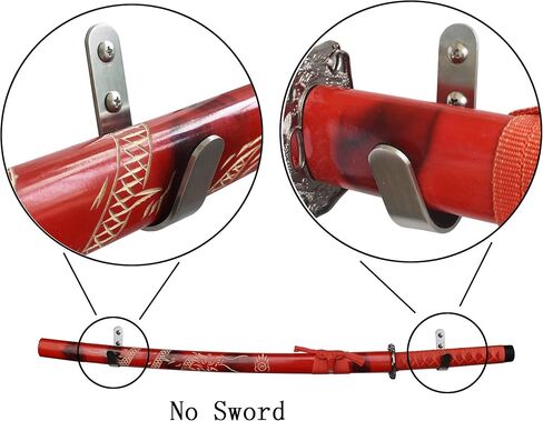 YYST Sword Wall Mount Sword Wall Hanger لعقد سيوفين - لا تتضمن السيوف - مع حماية اللباد in Kuwait