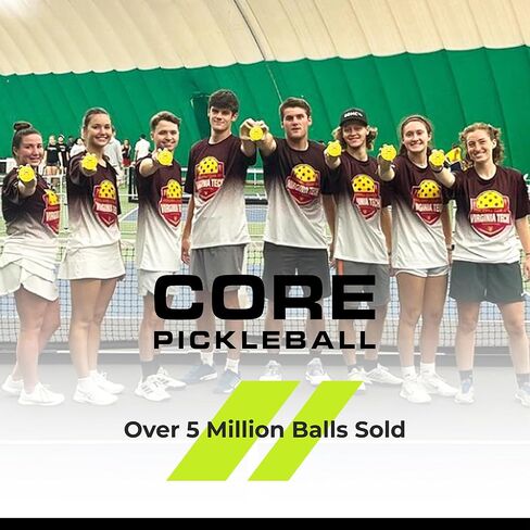 CORE Pickleball Balls for Professionals and All Levels of Play | USA Pickleball Approved Durable Outdoor Pickleball Balls with 40 Holes in Saudi Arabia