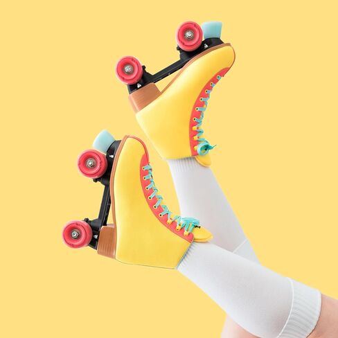Lenexa Dottie Roller Skates - Indoor/Outdoor Roller Skates for Women - Roller Skates for Girls - Roller Skates for Kids in Saudi Arabia