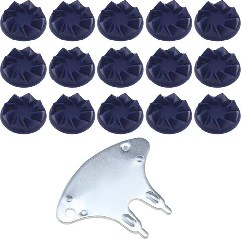 The Lord of the Tools 22PCS Screw-in Cricket Spikes with Spanner Blue Cricket Cleat Set Replacement Suitable for Most Sneakers and Balls 22 * 10mm in Saudi Arabia