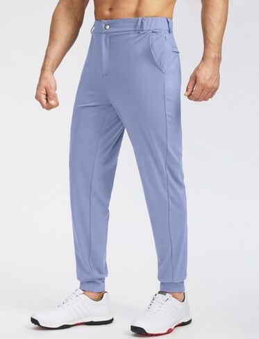 Soothfeel Men's Golf Joggers Pants with 5 Pockets Slim Fit Stretch Sweatpants Running Travel Dress Work Pants for Men in Saudi Arabia