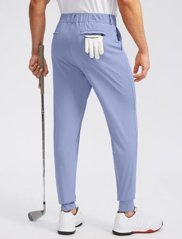 Soothfeel Men's Golf Joggers Pants with 5 Pockets Slim Fit Stretch Sweatpants Running Travel Dress Work Pants for Men in Saudi Arabia