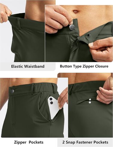 Soothfeel Men's Golf Joggers Pants with 5 Pockets Slim Fit Stretch Sweatpants Running Travel Dress Work Pants for Men in Saudi Arabia