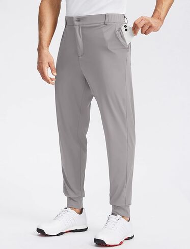 Soothfeel Men's Golf Joggers Pants with 5 Pockets Slim Fit Stretch Sweatpants Running Travel Dress Work Pants for Men in Saudi Arabia