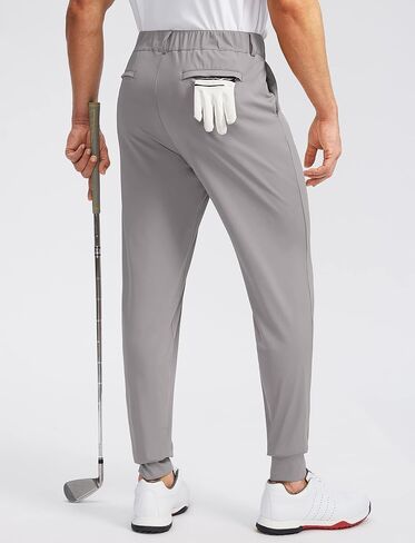 Soothfeel Men's Golf Joggers Pants with 5 Pockets Slim Fit Stretch Sweatpants Running Travel Dress Work Pants for Men in Saudi Arabia