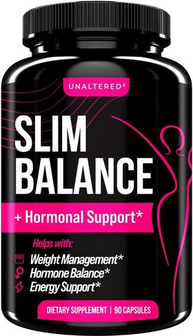 UNALTERED SlimBalance - Hormone Balance for Women - Features Green Tea Extract, Magnesium Citrate, Zinc Picolinate, Coleus Forskohlii - 30 Servings in Kuwait