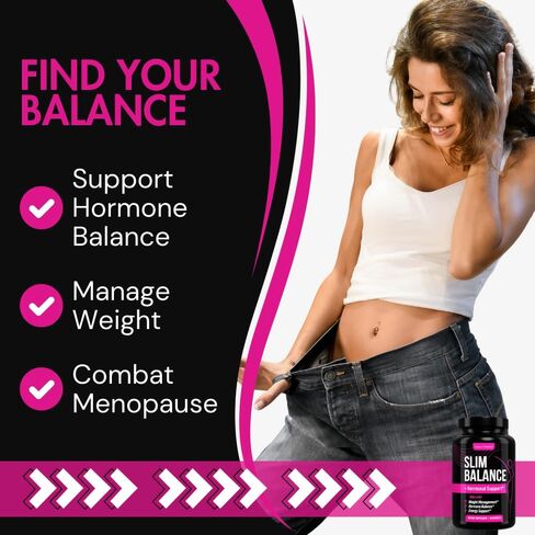 UNALTERED SlimBalance - Hormone Balance for Women - Features Green Tea Extract, Magnesium Citrate, Zinc Picolinate, Coleus Forskohlii - 30 Servings in Kuwait