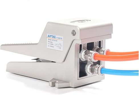 صمام دواسة القدم 5/2 طريقة AirTac 4F210-08 1/4 PT نوع هوائي يعمل بالهواء يتم التحكم فيه عن طريق مفتاح القدم المطاطي المضاد للانزلاق 2 موضع 5 طرق in Kuwait