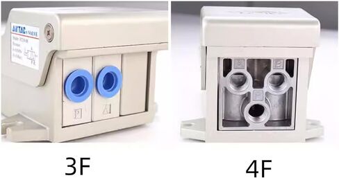 صمام دواسة القدم 5/2 طريقة AirTac 4F210-08 1/4 PT نوع هوائي يعمل بالهواء يتم التحكم فيه عن طريق مفتاح القدم المطاطي المضاد للانزلاق 2 موضع 5 طرق in Kuwait