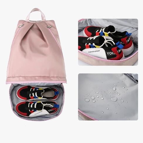 Swimming Bag Dry Wet Separation Female Sports Fitness Bag Waterproof Travel Storage Bag Yoga Bag Travel Backpack in Saudi Arabia