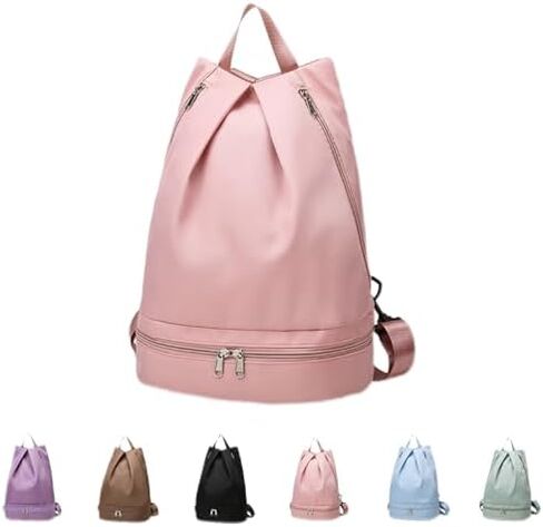 Swimming Bag Dry Wet Separation Female Sports Fitness Bag Waterproof Travel Storage Bag Yoga Bag Travel Backpack in Saudi Arabia