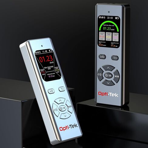 كاشف الإشعاع الأنبوبي Opti-Tek Geiger Müller | مقياس التأين النووي المحمول | مقاومة للماء، دقة من الدرجة العسكرية: نطاق من 0.08 ميكروسيفرت إلى 9999 ميكروسيفرت (عداد جيجر أبيض مقاوم للماء) in Kuwait