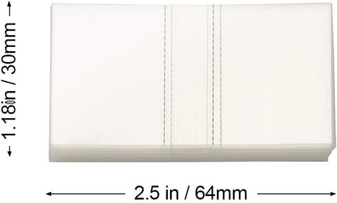 MORIDA 300 pcs 45x23 mm Shrink Bands Clear Perforated Heat Shrink Wrap Sealer for 1oz Glass Bottle Cap Fits 3/4" to 1" Diameter in Saudi Arabia