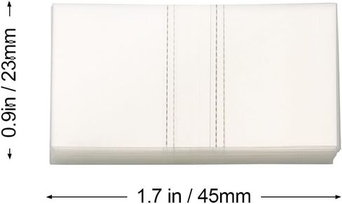 MORIDA 300 pcs 45x23 mm Shrink Bands Clear Perforated Heat Shrink Wrap Sealer for 1oz Glass Bottle Cap Fits 3/4" to 1" Diameter in Saudi Arabia