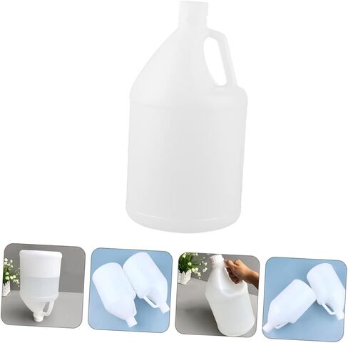 SOLUSTRE برميل بلاستيكي حاويات بلاستيكية، إبريق بلاستيكي مع غطاء، حاوية طعام كبيرة، حاويات إبريق للمياه، أباريق جالون، موزع مشروبات الثلج، إبريق 4 لتر، إبريق سائل، حاوية زيت in Kuwait