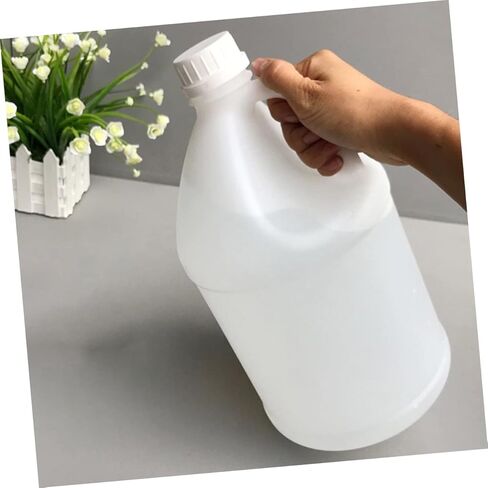 SOLUSTRE برميل بلاستيكي حاويات بلاستيكية، إبريق بلاستيكي مع غطاء، حاوية طعام كبيرة، حاويات إبريق للمياه، أباريق جالون، موزع مشروبات الثلج، إبريق 4 لتر، إبريق سائل، حاوية زيت in Kuwait