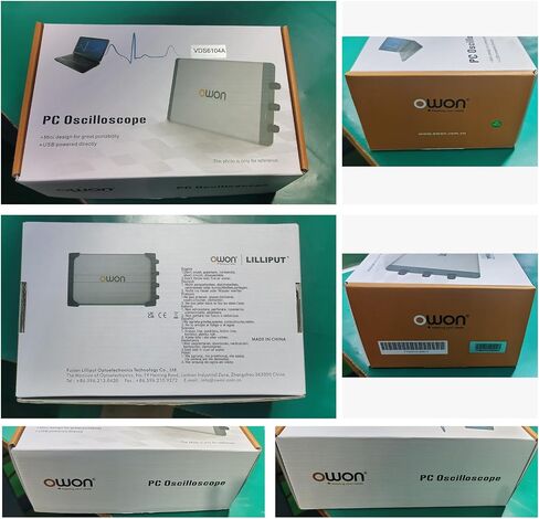 OWON VDS6104 USB PC Virtual Oscilloscope 4 Channel 100 MHz 1Gsa/s 8bits ADC Portable Type-C Digital USB Oscilloscopes PC oscilloscope,Standard SCPI protocol supported, LabVIEW supported. in Saudi Arabia