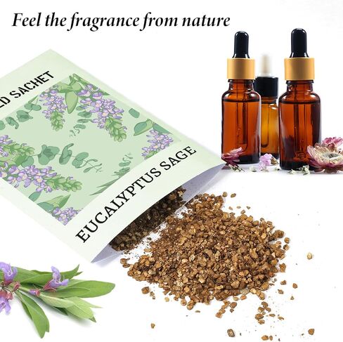 Scented Sachets for Drawer and Closet, Fresh Linen Scented Sachet Bags, Scented Sachets with Hanger Hooks, Long-Lasting Sachets Bags Air Freshener Fresh Scents for Wardrobe, Car in Saudi Arabia