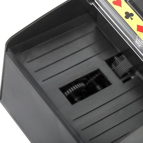 Suwimut 1-2 Decks ماكينة خلط البطاقات الأوتوماتيكية، ماكينة خلط البطاقات الكهربائية التي تعمل بالبطارية، ماكينة خلط بطاقات الكازينو الكهربائية للعب الورق، ألعاب البطاقات المنزلية، نادي الحفلات in Kuwait